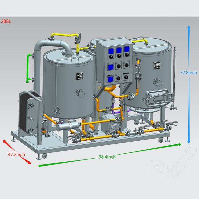 MB - Oil Heated Brewhouse - 2 Vessel - PLACEHOLDER