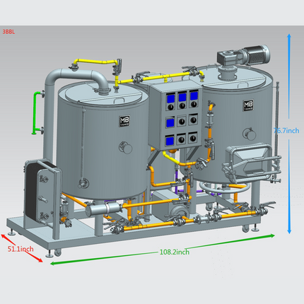 MB - Oil Heated Brewhouse - 2 Vessel - PLACEHOLDER
