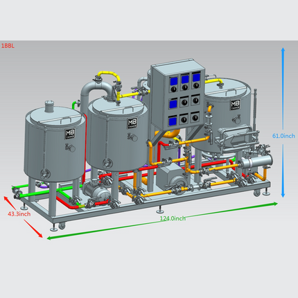 MB - Oil Heated Brewhouse - 3 Vessel - PLACEHOLDER