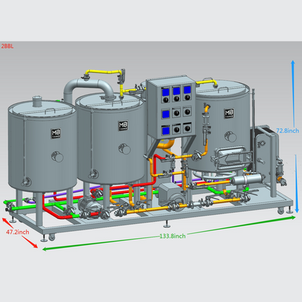 MB - Oil Heated Brewhouse - 3 Vessel - PLACEHOLDER