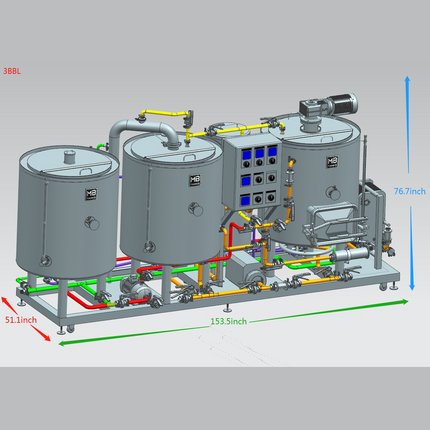 MB - Oil Heated Brewhouse - 3 Vessel - PLACEHOLDER