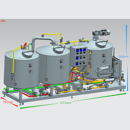 MB - Oil Heated Brewhouse - 3 Vessel - PLACEHOLDER