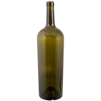 1.5L Antique Green Tapered Farro Glass Wine Bottles, Punted - Case of 6 - PLACEHOLDER