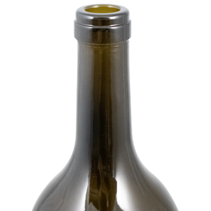 3L Antique Green Bordeaux Farro Glass Wine Bottles, Punted - Case of 4 - PLACEHOLDER