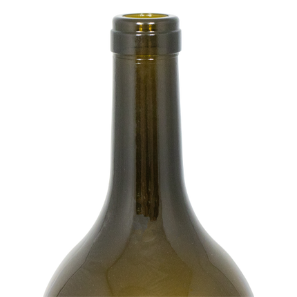 5L Antique Green Bordeaux Farro Glass Wine Bottles, Punted - Case of 4 - PLACEHOLDER
