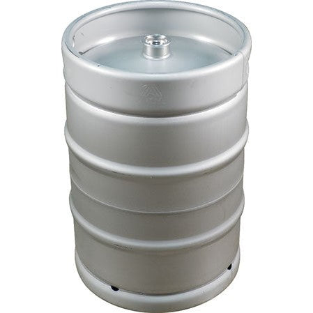 15.5 gal (1/2 bbl) Stainless Steel Sanke Keg - Pallet of 24 Kegs