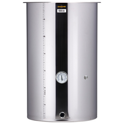 650 l (172 gal) Variable Volume/Flat Bottom