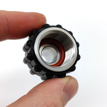 Quick Swivel Connector - Straight Barb - 13mm (1/2) - Complete w/ Nut & O-ring