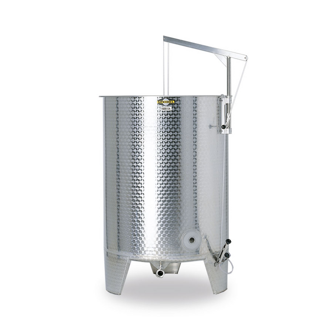 Speidel 2200L, 1400mm Diameter FO Dish Bottom Variable Volume Tank w/ Lid