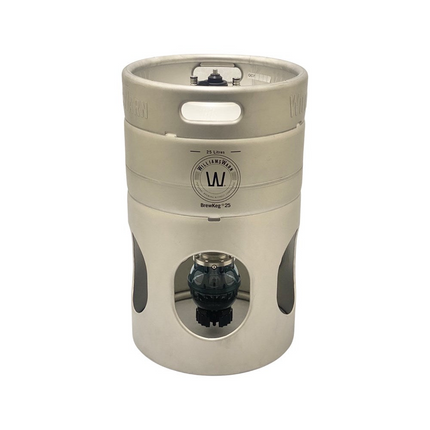 BrewKeg25 Litre w/ Draining Sediment Bottle