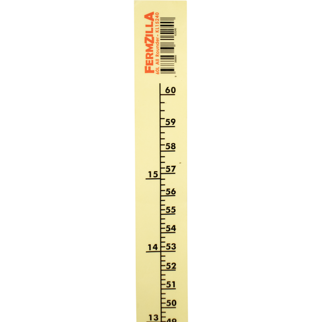 FermZilla - All Rounder 60L - Graduation Sticker