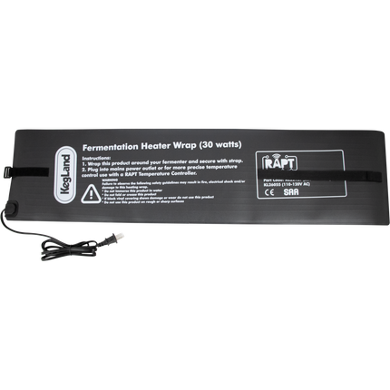 Fermentation Heating Wrap Belt - With Velcro Strap (30watts) 110-120V