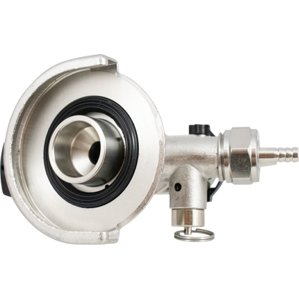Tap - German Slider A-Style - Stainless Steel - With PRV - Keg Coupler