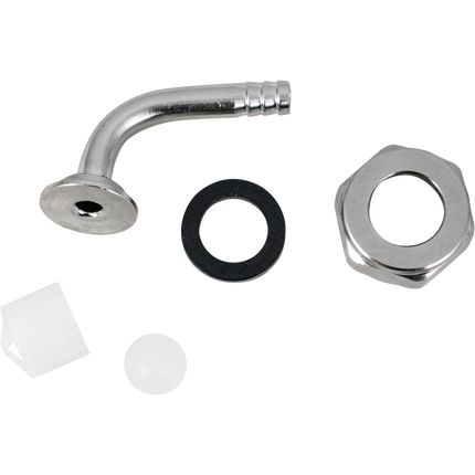 Tap - German Slider A-Style - Stainless Steel - With PRV - Keg Coupler