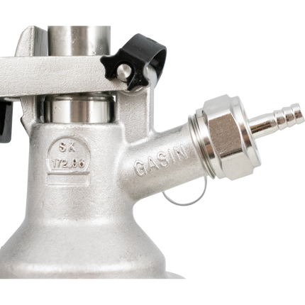 Tap - German Slider A-Style - Stainless Steel - With PRV - Keg Coupler