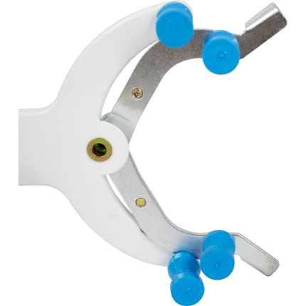 Clamp - Double Buret Holder - White/Metal