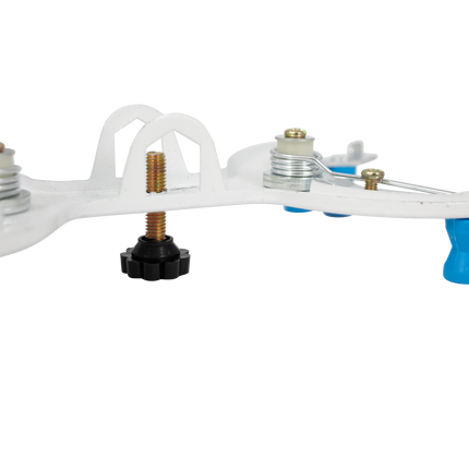 Clamp - Double Buret Holder - White/Metal