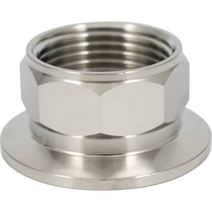 Stainless - 1.5 in. T.C. x 1 in. BSPT Female