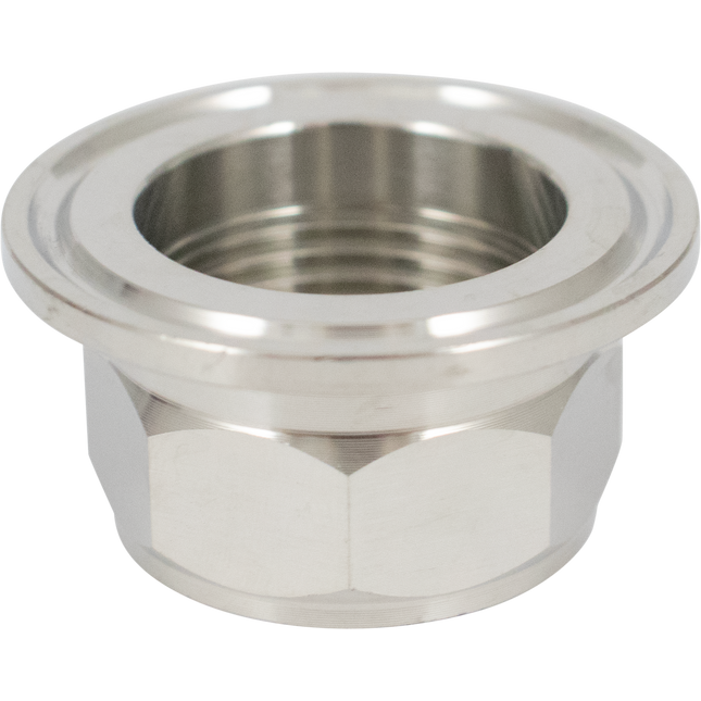 Stainless - 1.5 in. T.C. x 1 in. BSPT Female