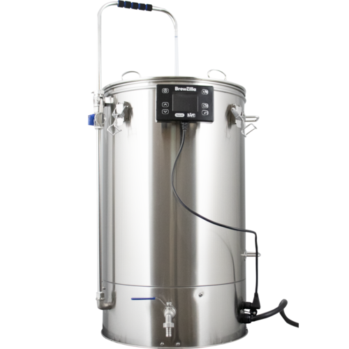 BrewZilla All Grain Brewing System | Gen 4.1  | Integrated Pump | Includes Wort Chiller | WiFi | Bluetooth | RAPT | 65L | 17.1G | 220V