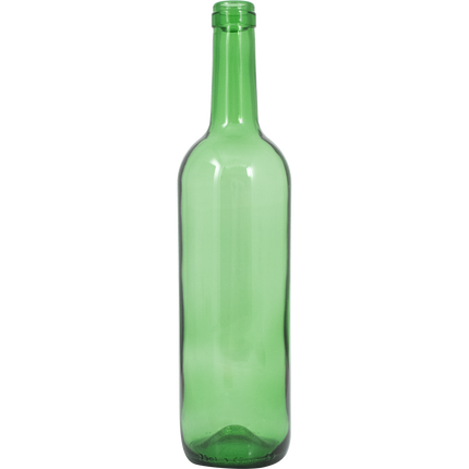 750mL Champagne Green Claret/Bordeaux Farro Glass Wine Bottles, Punted - PLACEHOLDER
