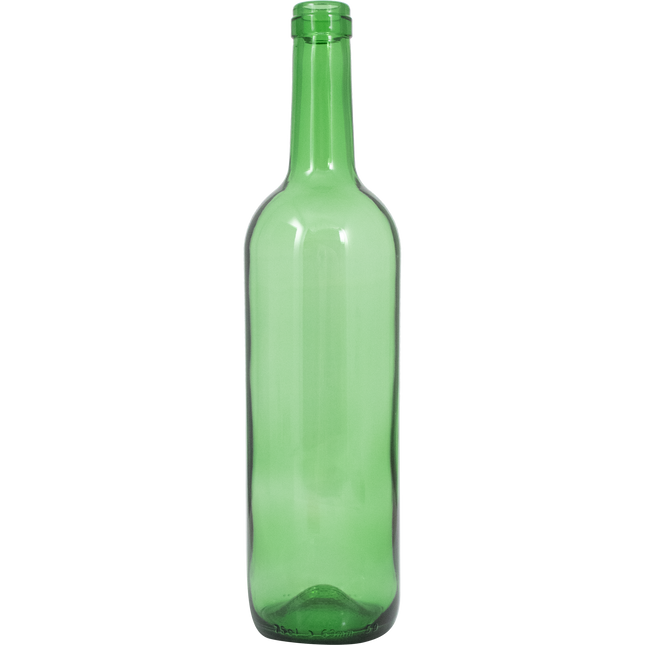 750mL Champagne Green Claret/Bordeaux Farro Glass Wine Bottles, Punted - PLACEHOLDER