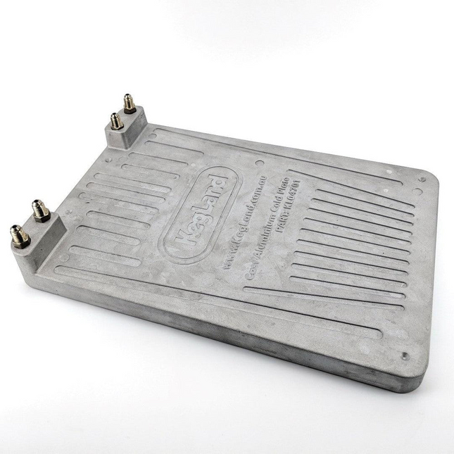KegLand Cast Aluminum Cold Plate - 2 Lines