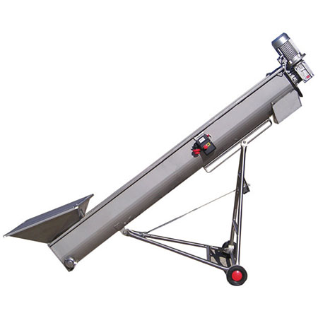 EnoItalia - Screw Elevator - U-200 - L. 3000 mm, Single Phase w/ Frequency Inverter