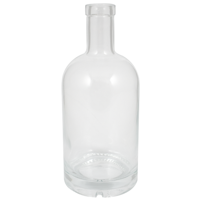 750ml High Flint/Clear Oregon Farro Glass Spirit Bottle - Case of 12 - PLACEHOLDER