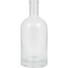 750ml High Flint/Clear Oregon Farro Glass Spirit Bottle - Case of 12 - PLACEHOLDER