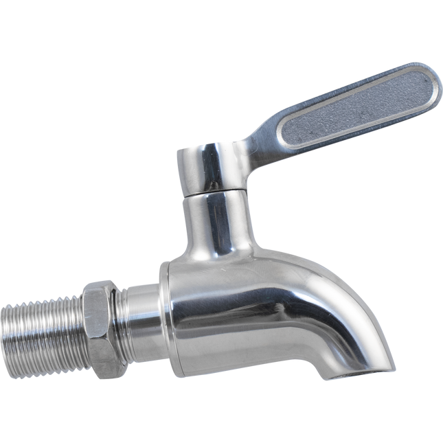 Farro Glass Wide Mouth Carboy Stainless Steel Spigot 1 - Standard Turn