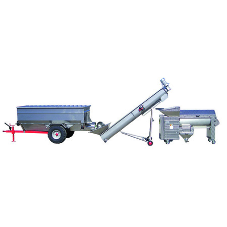 EnoItalia - Screw Elevator - U-200 - L. 3000 mm, Single Phase w/ Frequency Inverter - PLACEHOLDER