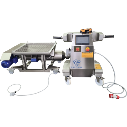 EnoItalia - Lobe Rotor Eurofill Pump - Automatic Control Panel and Motorized Collection Bin (Receiving Hopper) - PLACEHOLDER