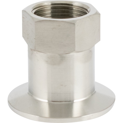 Stainless - 1.5 in. T.C. x 3/4 in. Female BSPP