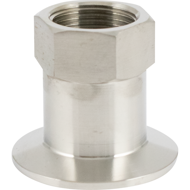 Stainless - 1.5 in. T.C. x 3/4 in. Female BSPP