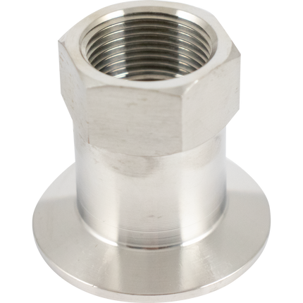 Stainless - 1.5 in. T.C. x 3/4 in. Female BSPP