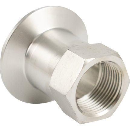 Stainless - 1.5 in. T.C. x 3/4 in. Female BSPP