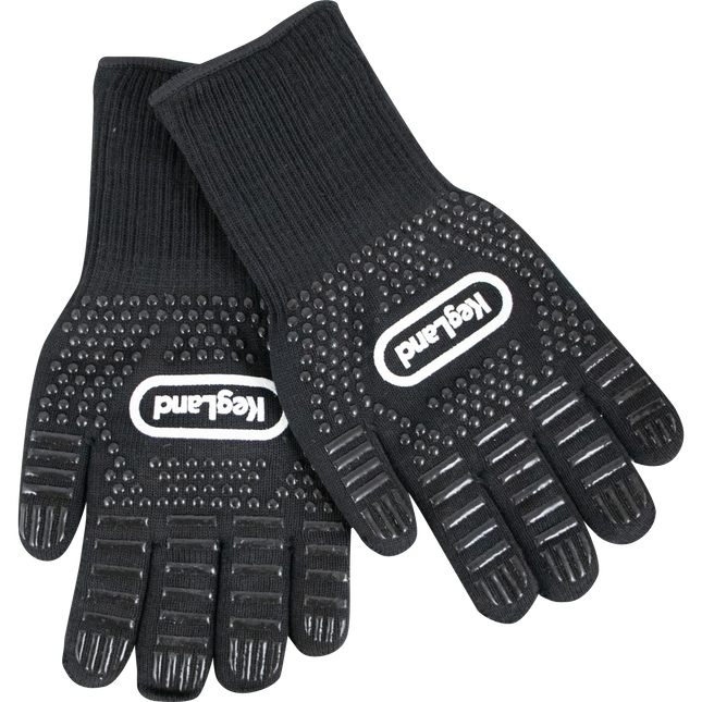 KegLand High Heat Resistant Gloves - HIZO Oven Mitts - Medium