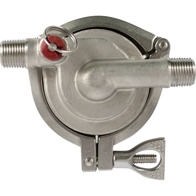 Tri-Clamp Pump Head Upgrade Kit for 25W MKII Pump - Inline Threaded Ports