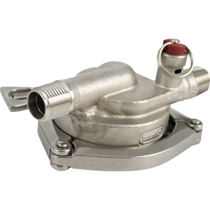 Tri-Clamp Pump Head Upgrade Kit for 25W MKII Pump - Inline Threaded Ports