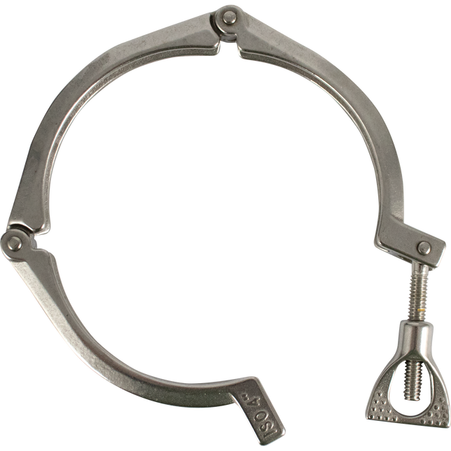 Stainless - 4 in. T.C. Clamp - 3 Piece