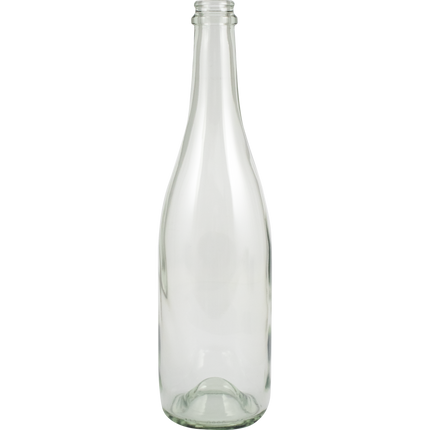 750mL Flint/Clear Farro Glass Champagne Bottles, Punted - PLACEHOLDER