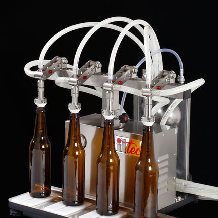 ILTEC Ultrafiller 4 - Vacuum Bottle Filler - 4 Spout (110V)