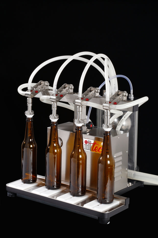 ILTEC Ultrafiller 4 - Vacuum Bottle Filler - 4 Spout (110V)