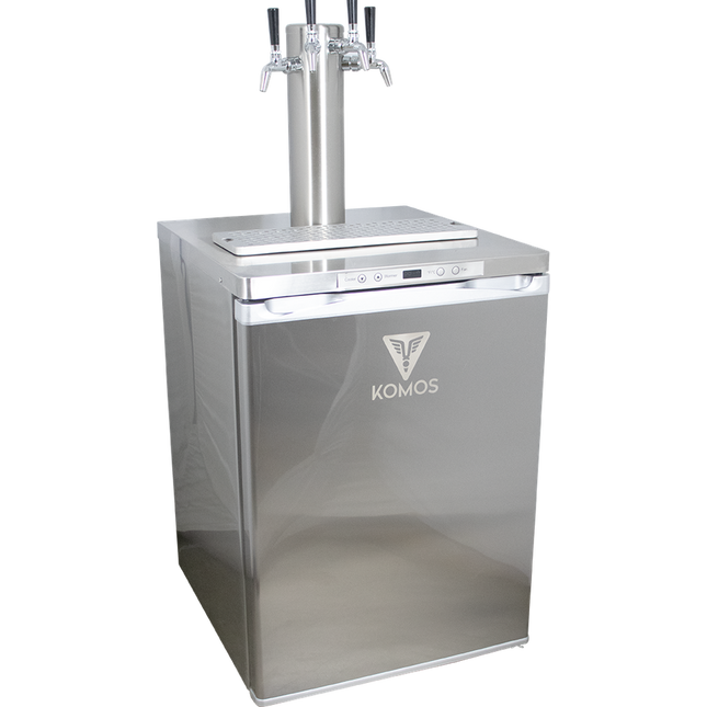 Komos V2 Deluxe Kegerator with Stainless Tower and NukaTap Faucets - PLACEHOLDER
