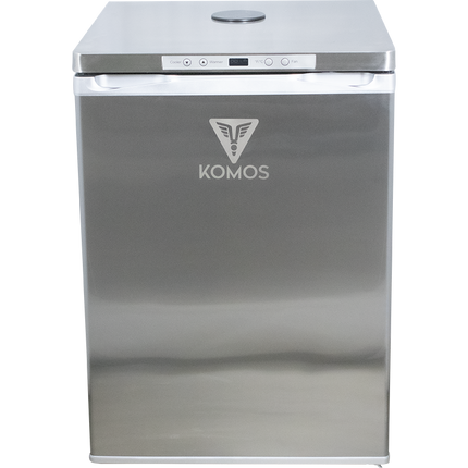 Komos Kegerator V2 Deluxe Stainless with Komos Regulator - REFRIGERATOR ONLY