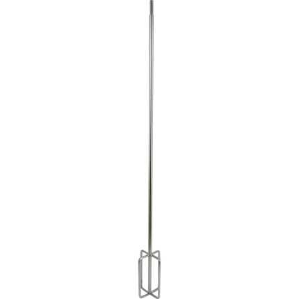 Premium Stainless Steel Drill Powered Mash Stirrer & Mixer - 1/4 in. Hex Drive