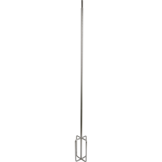 Premium Stainless Steel Drill Powered Mash Stirrer & Mixer - 1/4 in. Hex Drive
