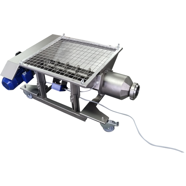 EnoItalia Motorized Receiving Hopper for Lobe Rotor Pump | 220V Three Phase