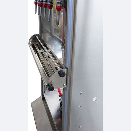 EnoItalia Wine Bottle Filler (Professional) - 6 Spout on Cart with Pump and Float Switch - 110V - PLACEHOLDER